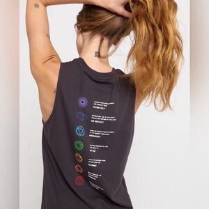 Spiritual Gangster Be The Light Collection Chakra Muscle Tee